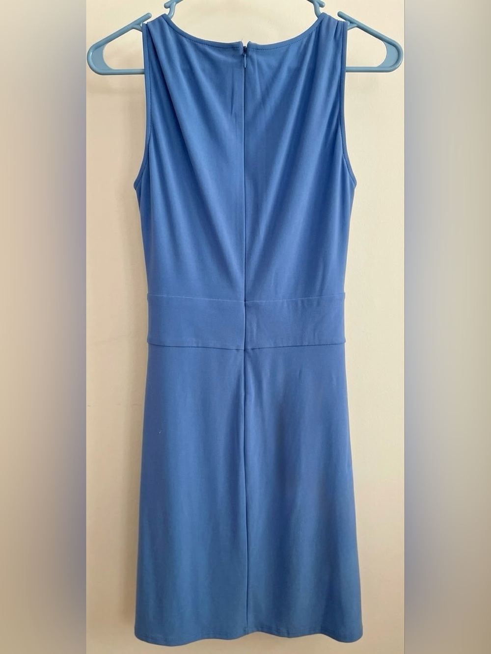 Chaps Women's Sky Blue Sleeveless Tie-Waist Midi Dress - Picture 3 of 4